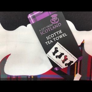 “A Gift From Scotland” Scottie Tea Towel
